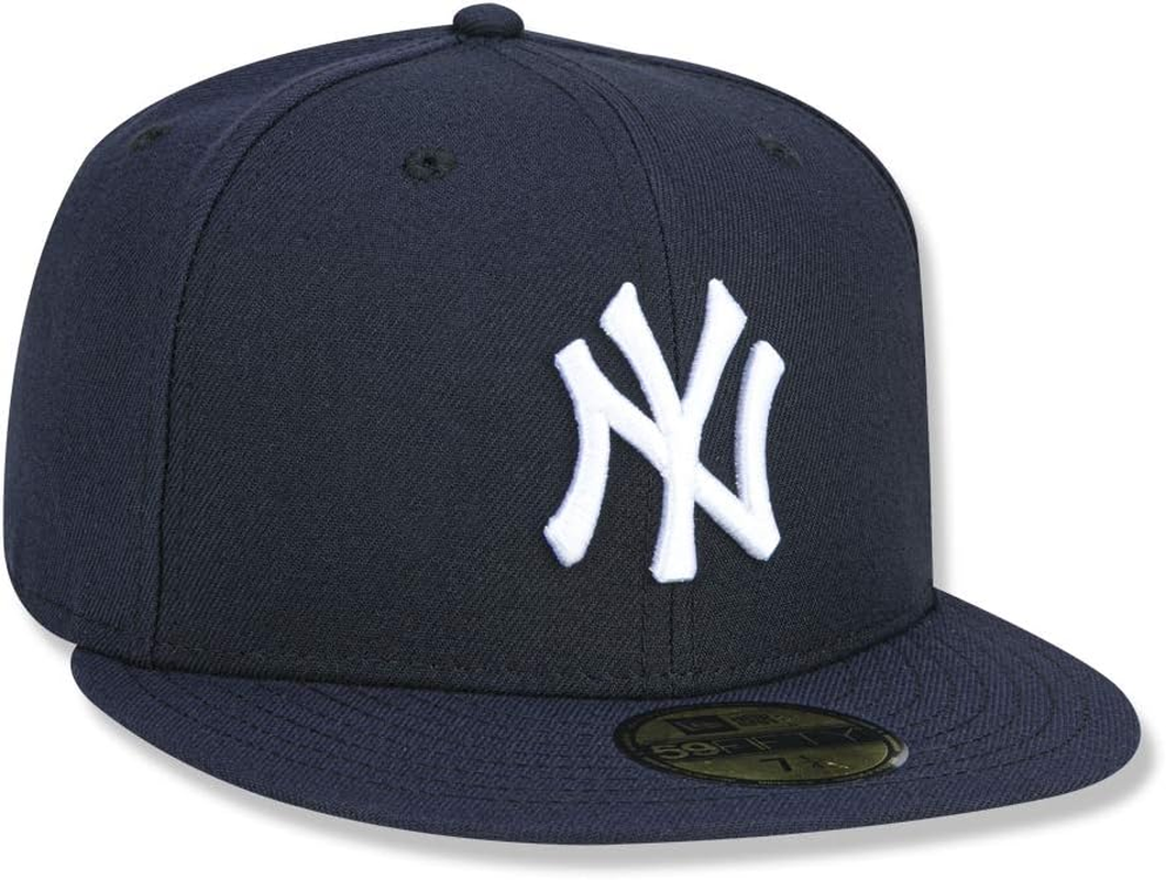 New Era Mens New York Yankees MLB Authentic Collection 59FIFTY Cap - Blue image number 4