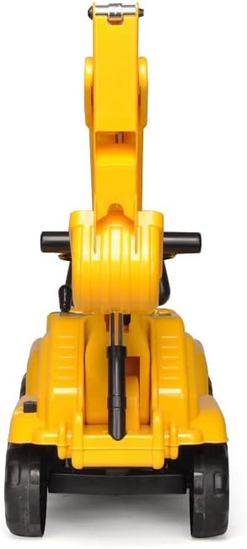 Lenoxx Children&rsquo;S Excavator Ride-On Toy: Promotes Hand-Eye Coordination, Features a Removable Storage Bin, Rattle Gearstick, Squeaky Horn, Dual Operation Levers for Scooping. Ages: 3+ image number 3