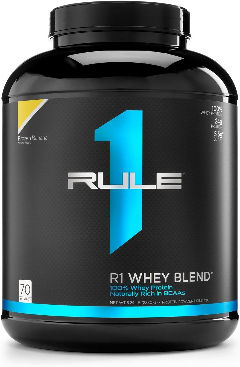 Rule1 R1 Whey Blend 28 Servings, Chocolate Fudge,, Chocolate Fudge 1 Kilograms image number 4