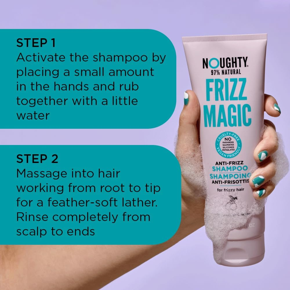 Noughty Frizz Magic Anti-Frizz Shampoo 250 Ml image number 6
