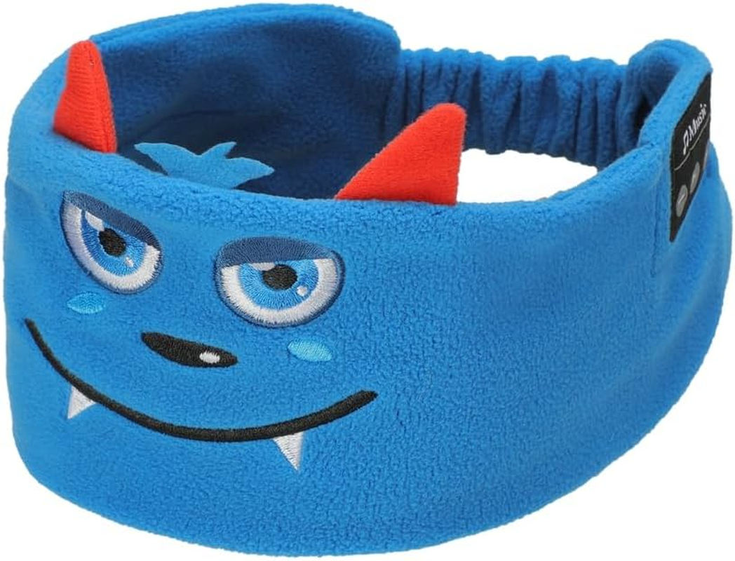 Qinghong Kids Wireless Headphones Headband, Earphones for Children, Bandeau Toddler Headphones with Speakers,Super Soft Headband (Rose Red Owl)