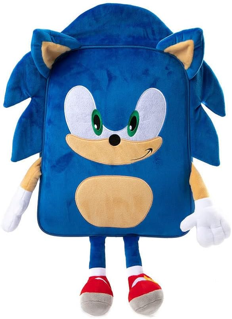 AI ACCESSORY INNOVATIONS Plush Backpack for Girls & Boys, 16 Inch, Plush School Bookbag with 3D image number 4