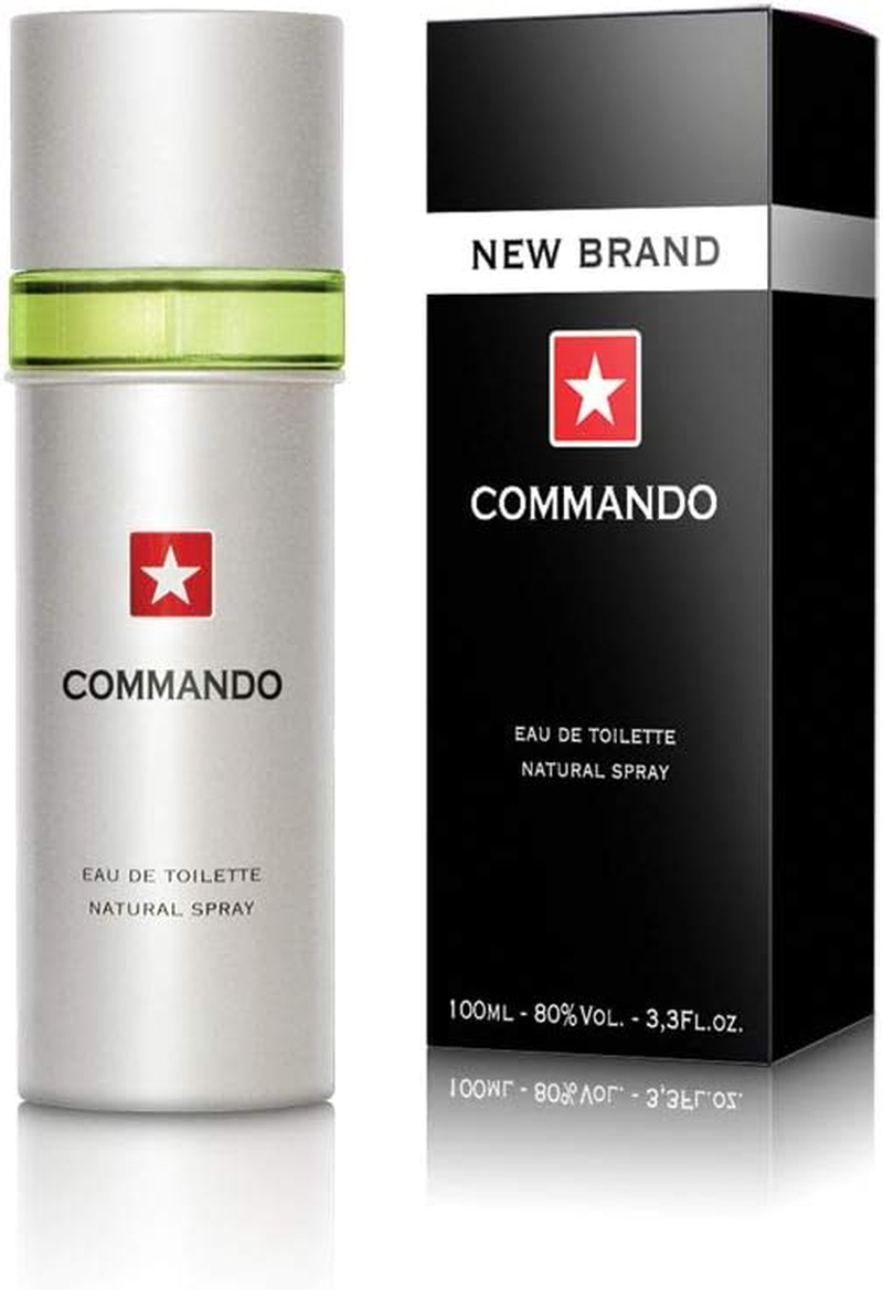 New Brand Commando by New Brand for Men - 3.3 Oz EDT Spray, 1 Count