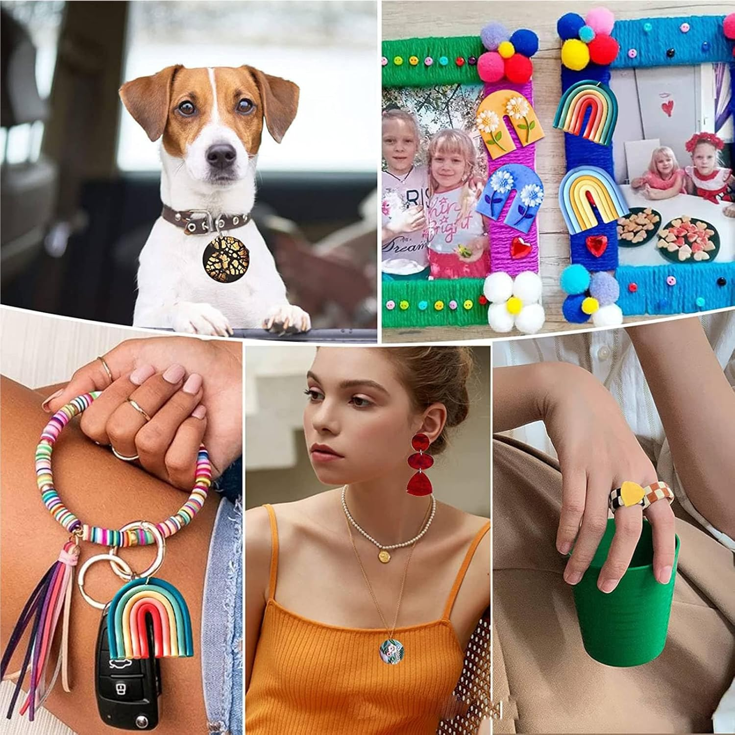 18X Polymer Clay Metal Mini Shapes Cutter Geometric Patterns for DIY Cookie Earring Biscuit Jewelry image number 3