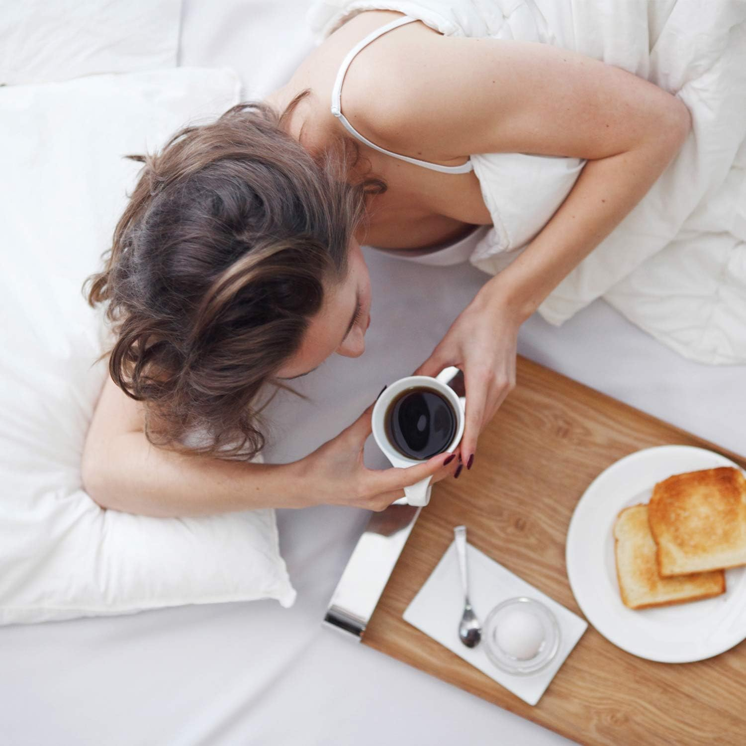 BYSURE 6 Pieces Bed Sheets Set(Queen, Cream/Beige) - Hotel Luxury Super Soft 1800 Thread Count 100% Microfiber Sheets with Deep Pockets, Wrinkle & Fade Resistant image number 4