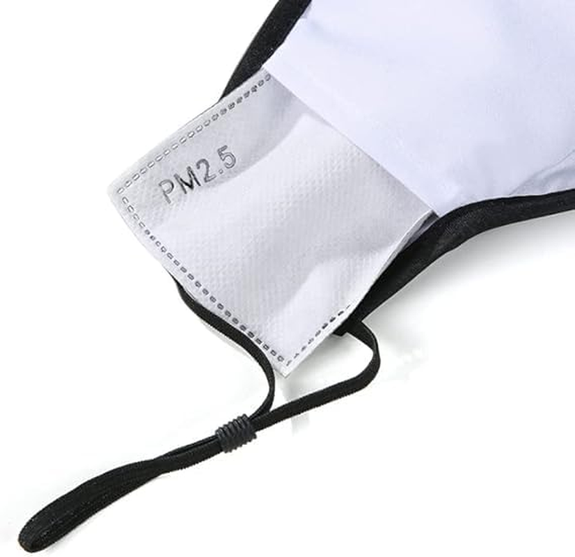 Dust Mask, Amazer Tec Activated Carbon Dustproof Mask, 2 Pcs Cotton Mask with 4 Extra Carbon Filters image number 6