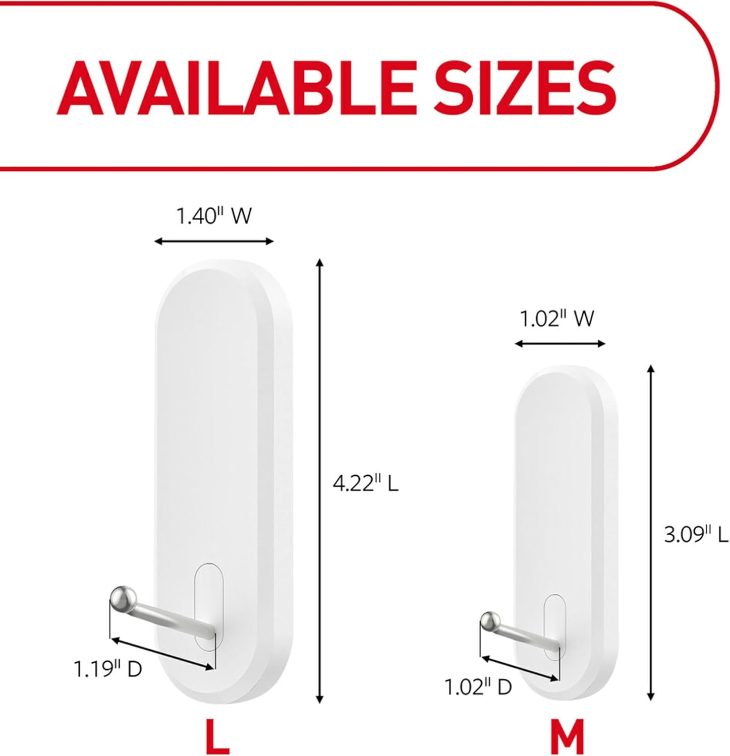 Command GP069-4NA Value Pack Large Wire Hooks 4PK image number 6
