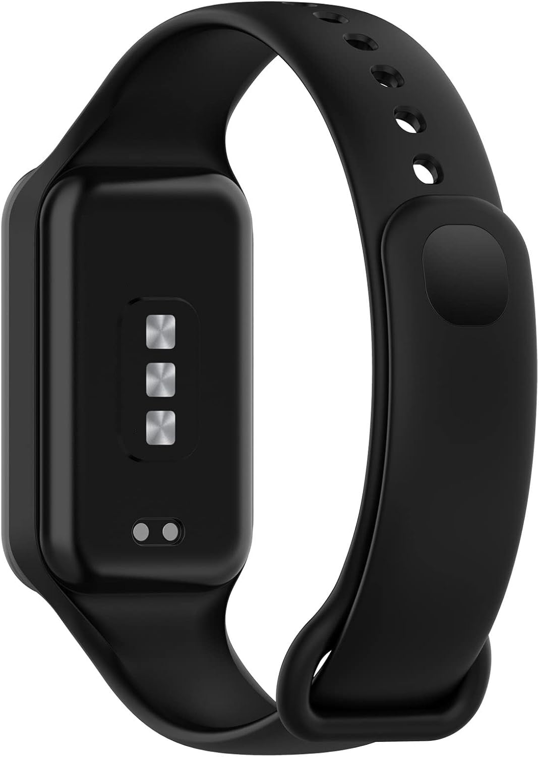 Chofit Bands Intended for Xiaomi Smart Band 8 Active/Redmi Band 2 Straps, Silicone Colorful Sport Replacement Band for Women & Men (Black) image number 3