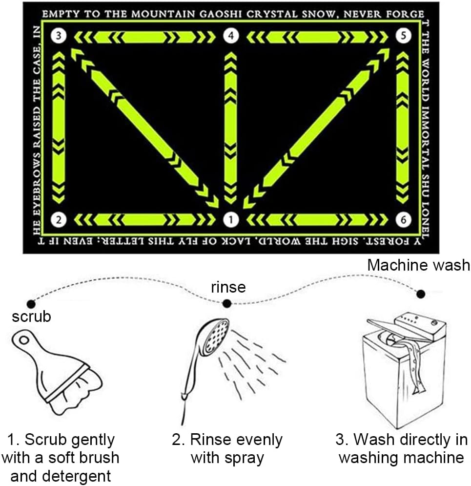 HPAMR Football Footstep Training Mat, Football Dribbling and Passing Practice Mat, Soccer Training Mat for Soccer Training, Portable and Durable, Ideal for Improving Agility, Footwork, and Technique image number 5