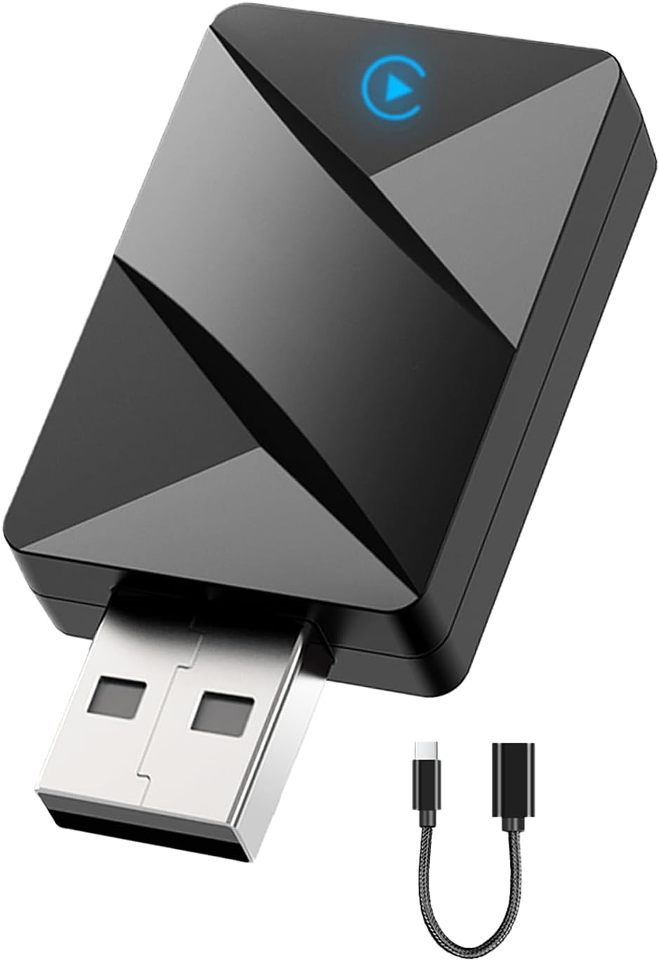 WUERQIE Wireless Carplay & Android Auto Adapter - 2-In-1 Plug & Play Dongle for Iphone/Android, Convert Wired to Wireless, Supports Online Updates, Plug-And-Play,Usb-A/C Support