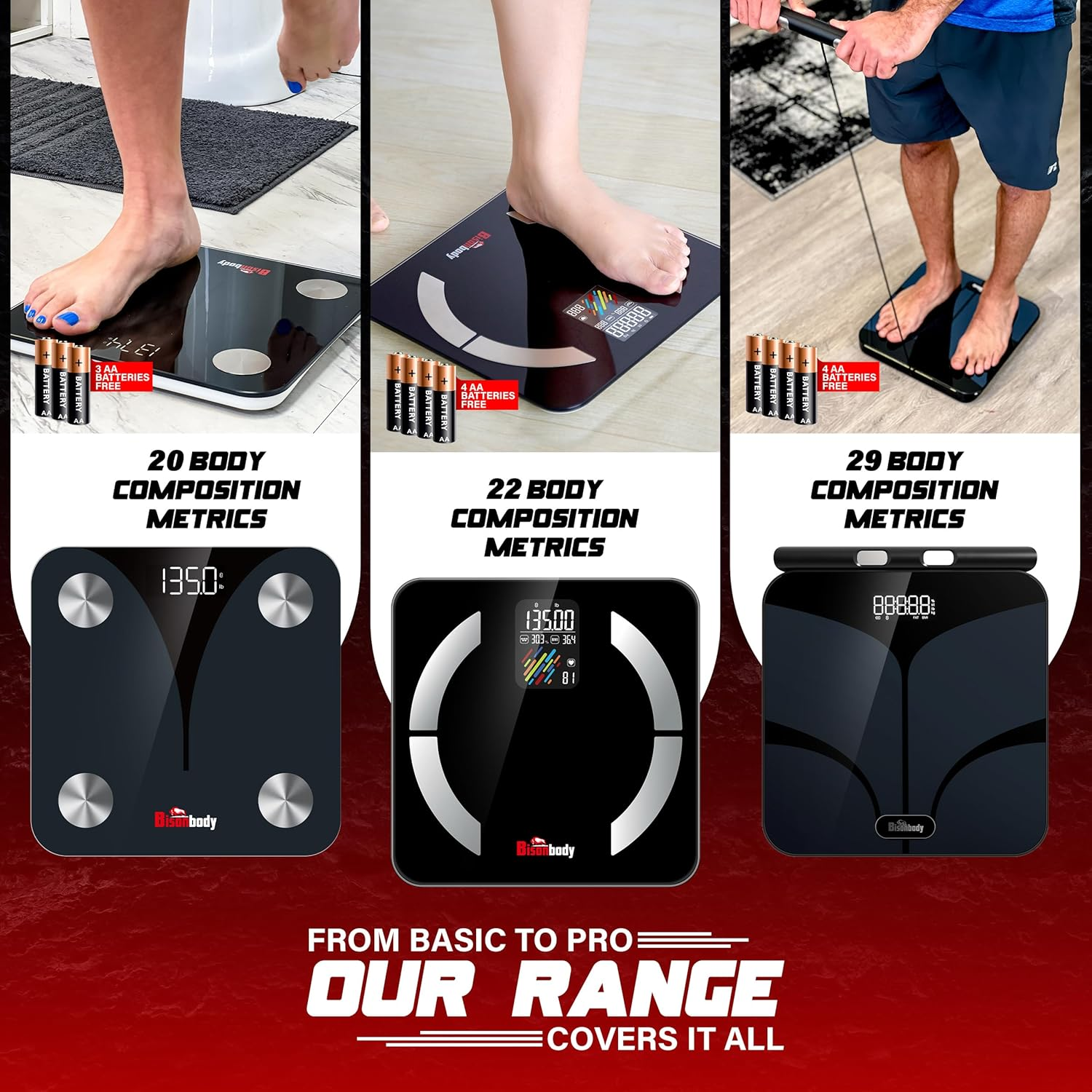 Smart Digital Body Scale &ndash; Detects 20 Body Composition Metrics Including Weight, BMI, Body Fat, and Much More &ndash; Connects to Smartphone App &ndash; Supports 8 Users &ndash; Digital Family Scale image number 5