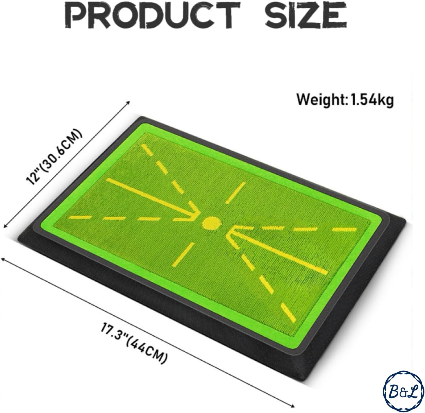 Golf Trace Strike Pad Swing Mat - Restorable Traces, Open Advanced Stage Material, Multi-Faceted Benefit for Kids & Adults image number 4