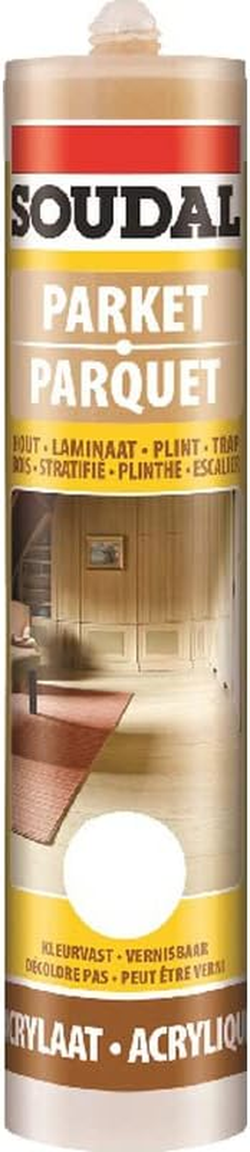 Soudal Timber and Parquet Sealant Light Oak 290Ml