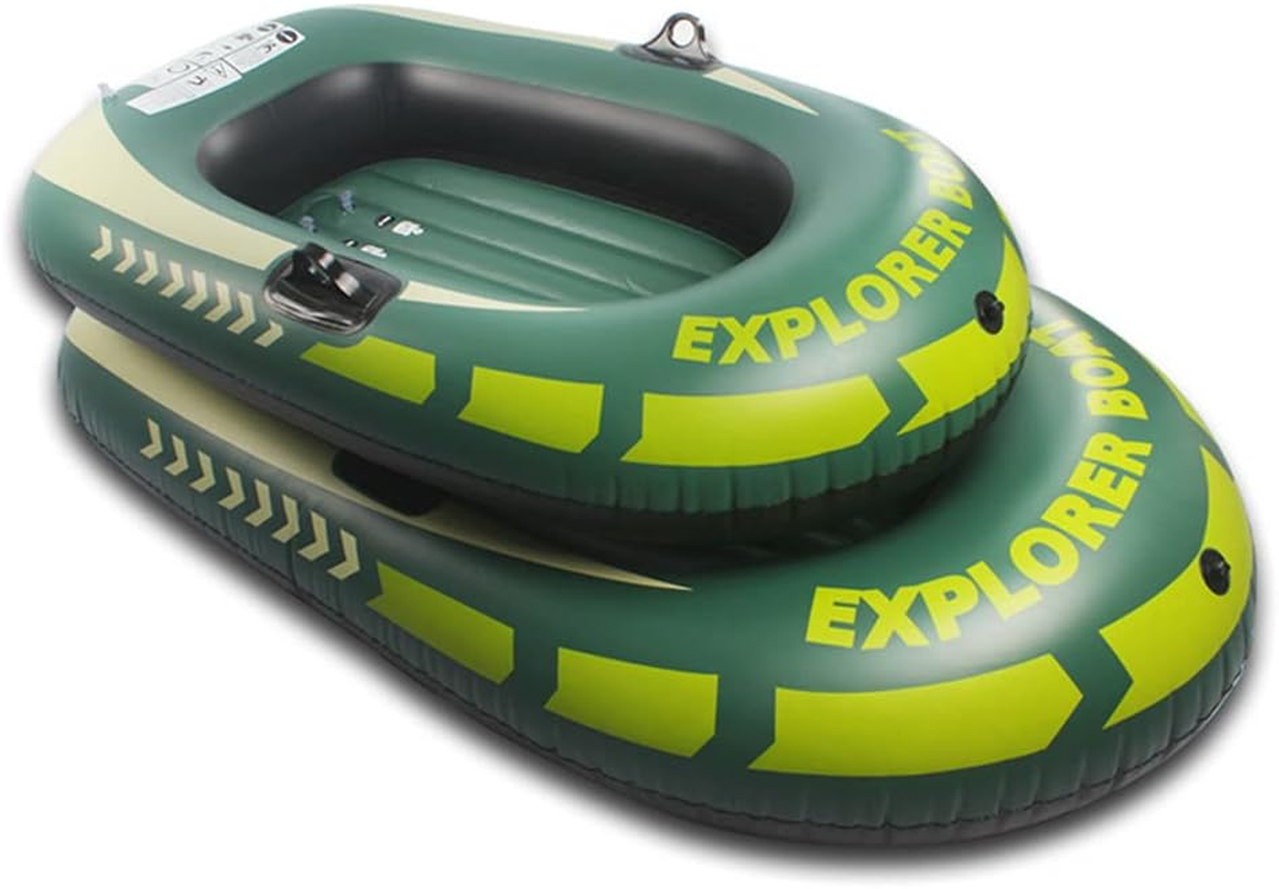 Inflatable Boat Fishing Boat Summer Fun Boat Canoe Kayak for One Person image number 4