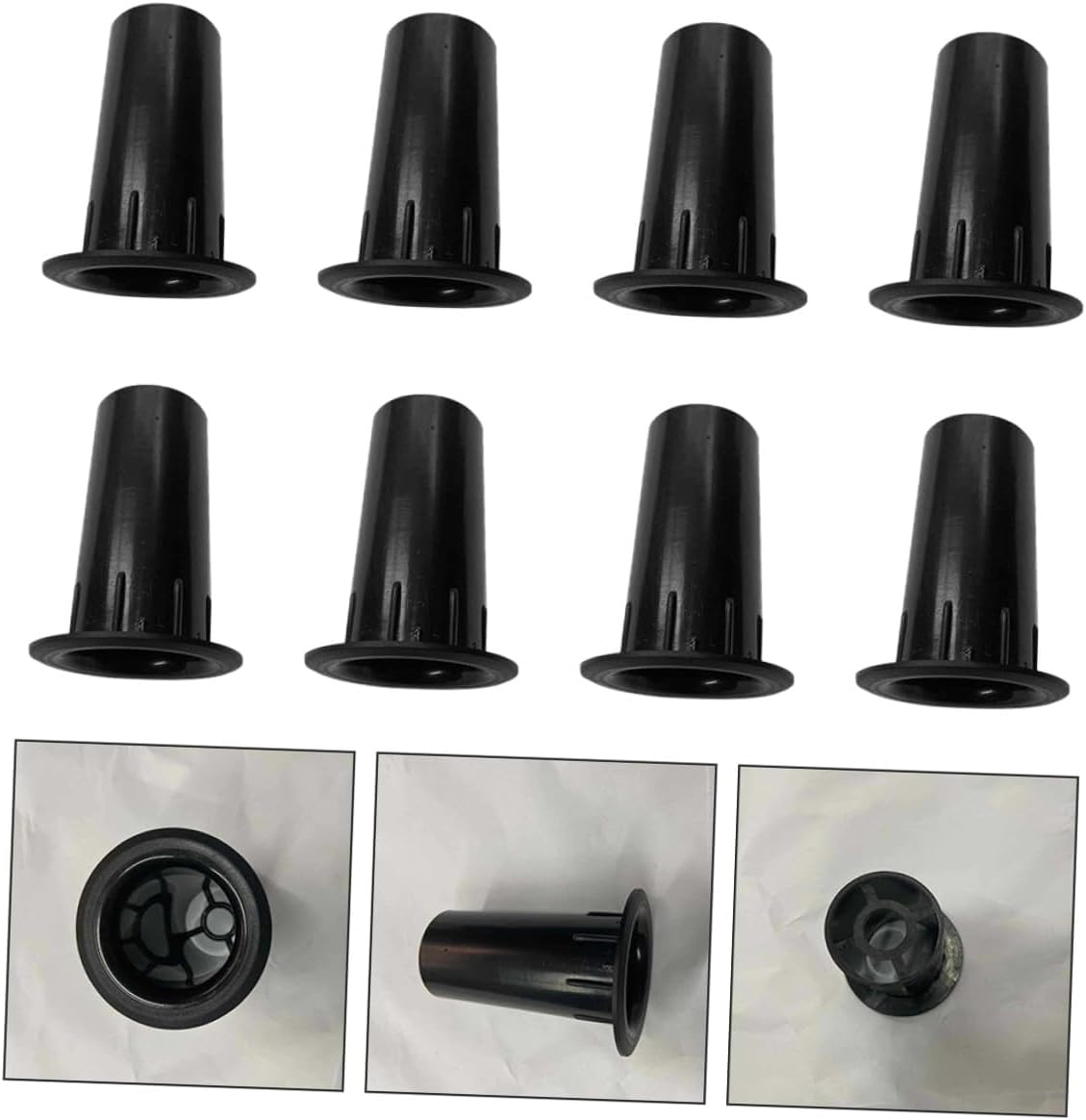 JEWEDECO 20PCS Bass Reflex Tube Speaker Port for Woofer Box Plastic Subwoofer Vent Tube Replacement for Home Car Portable Speakers Easy Install Audio Accessory