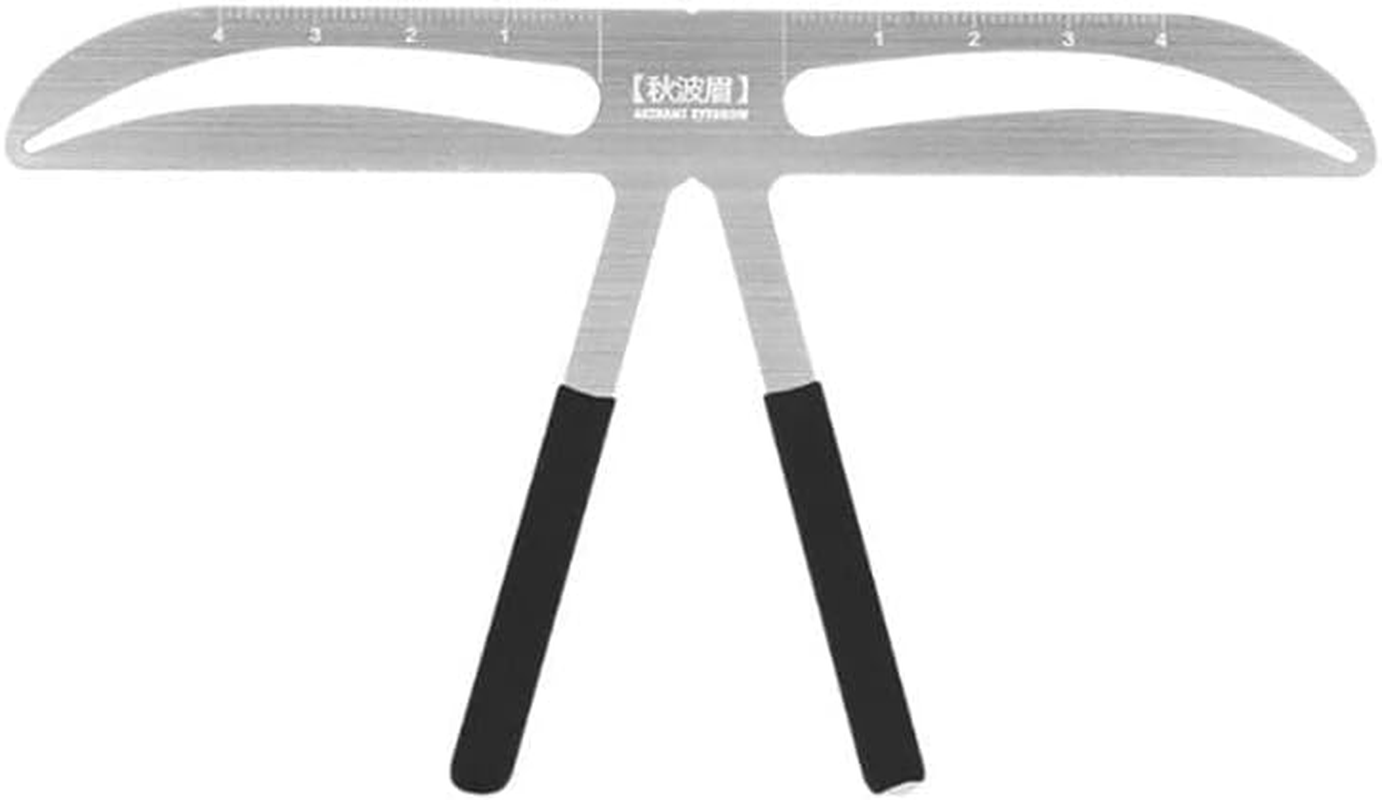 AIMALL Brow Stencil Shaper Tattoo Eyebrow Kit Ruler 3D Balance Template Makeup Tool for Makeup Artists and Beginners image number 3