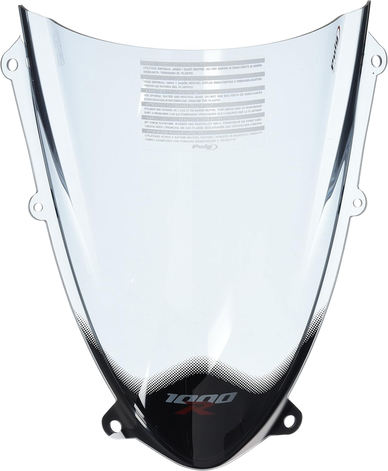 Puig 4933C Z-Racing Screen Carbon Look - Red image number 2