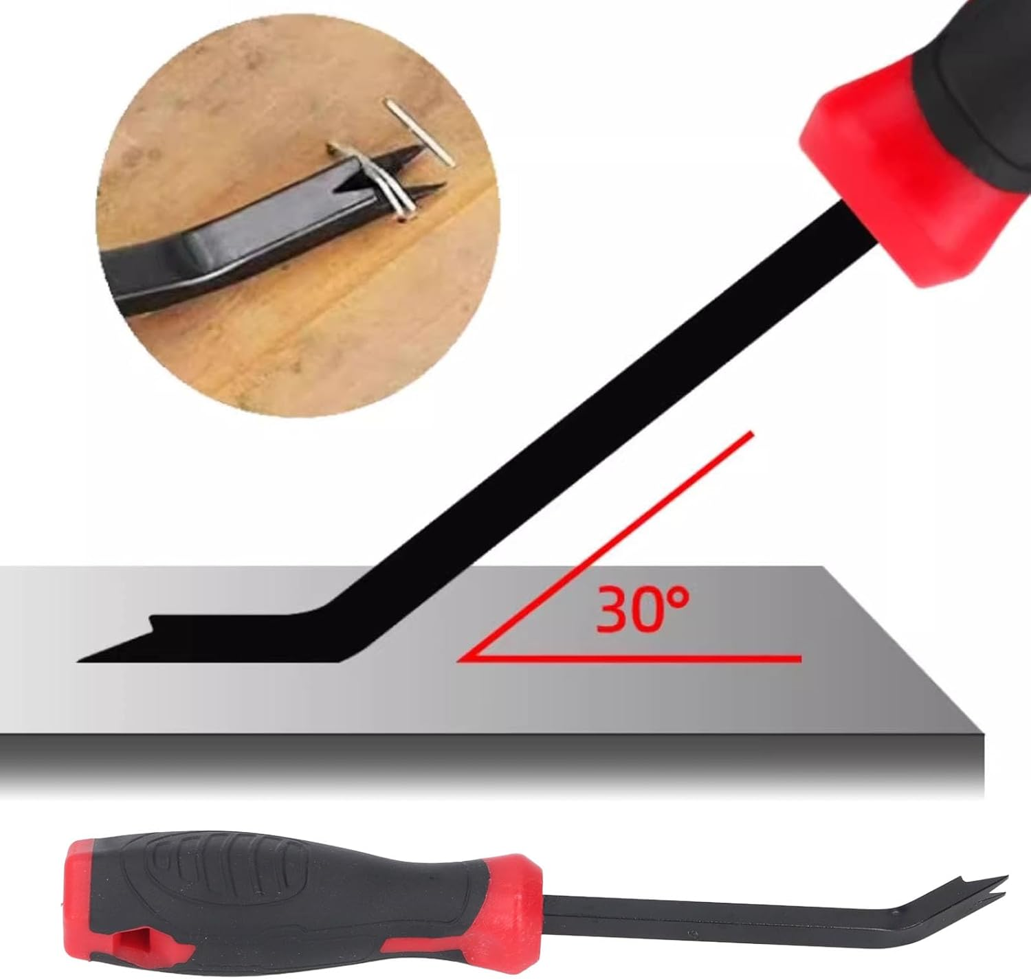 Staple Remover, Staple Puller, Upholstery Tools Staple Lifter, Nail Puller, Cr V Steel Heavy Duty Staple Extractor Lifter for Carpets Wood Flooring Furniture Architecture