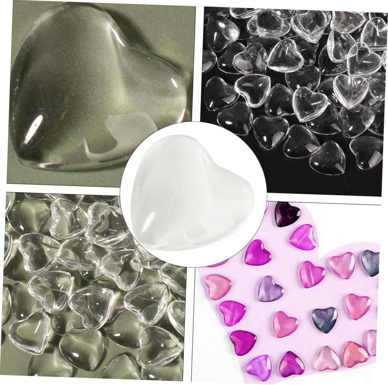 Baluue Glass Nail Polish Display Rack 100Pcs Crystal Nail Art Color Chart for Salon Use image number 1