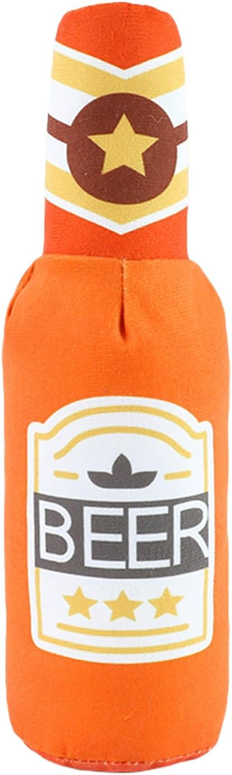 Squeaky Dog Toys, Wine Bottle Dog Chew Toys with Sound Squeaker, Interactive Dog Teeth Cleaning Toy for All Breed Dogs/193 image number 1