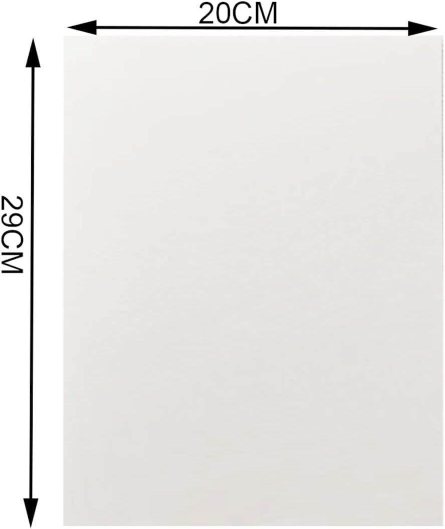 Dorischen 10 PCS A4 Size Heat Shrink Paper Shrink Film Printable for Making DIY Art Jewelry Craft Keyring Hanging Decoration, Charms（Semitransparent） image number 4