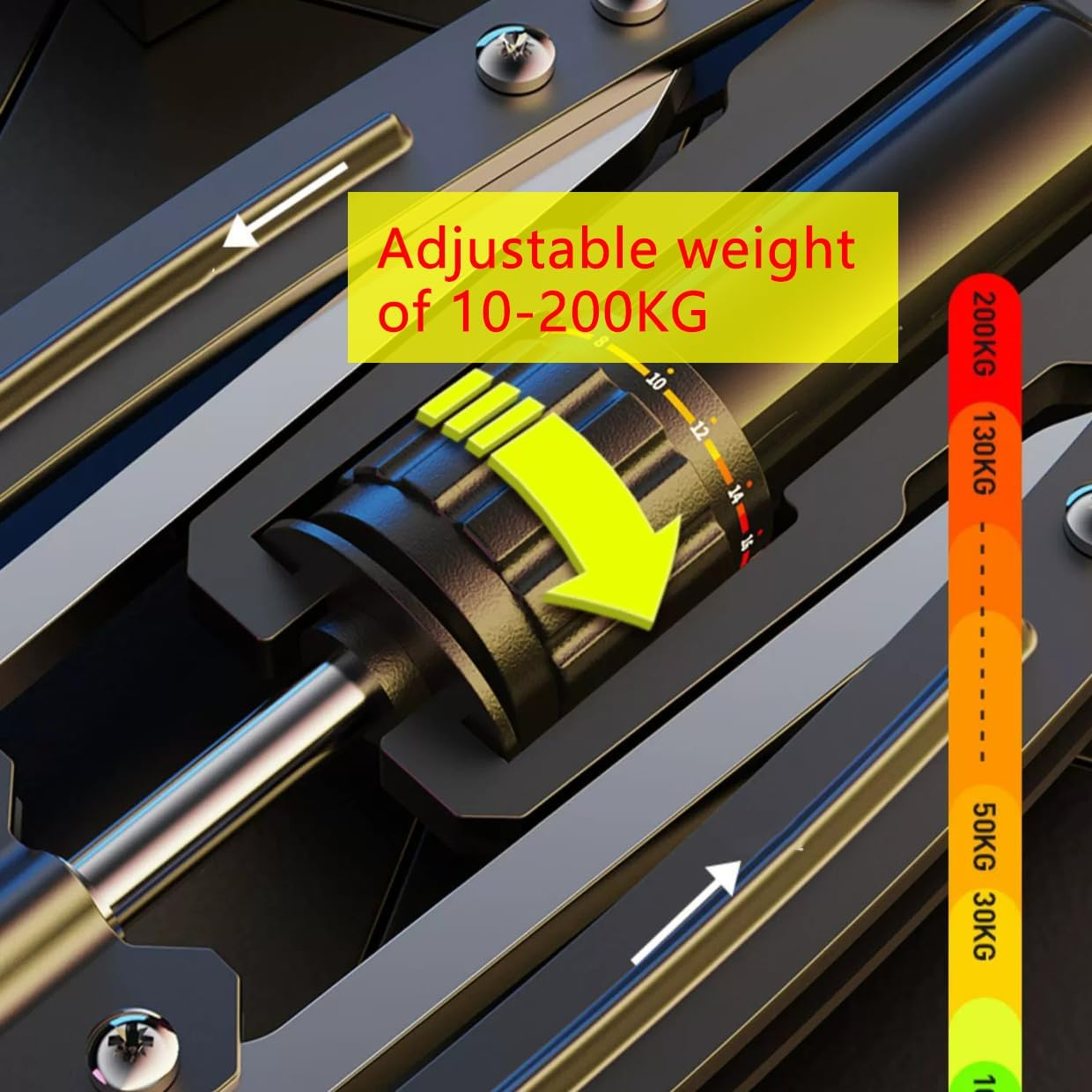 Arm Power Twister, Arm Trainer 10 - 200 Kg, Forearm Training Chest Training Device for Shoulder, Chest and Upper Body Arm Strength Training image number 2