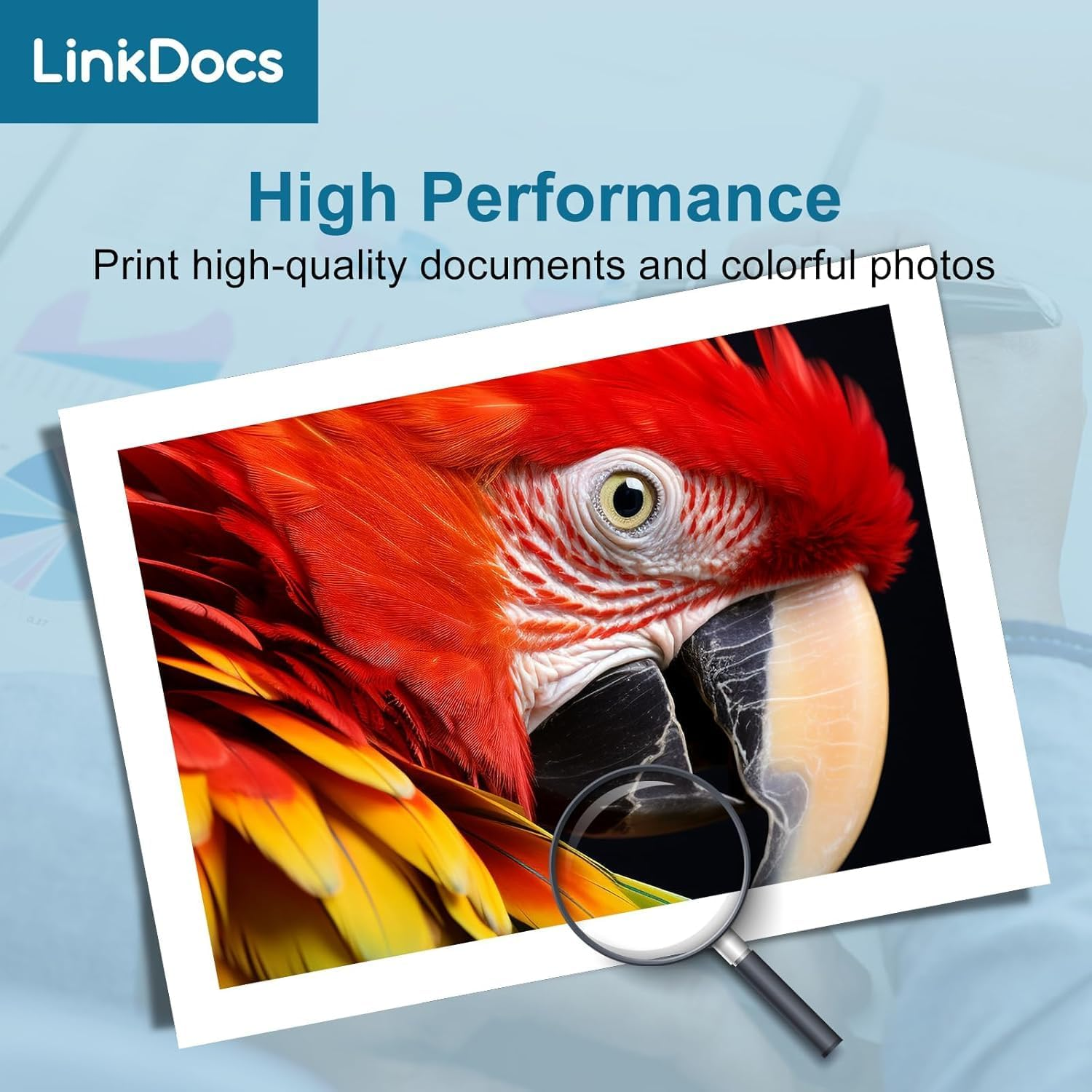 Linkdocs Compatible Ink Cartridge Replacement for HP 564XL 564 XL Ink Cartridge for Use in Deskjet 3520 3522 Officejet 4620 Photosmart 5520 6510 7520 7525 Printer (2 Pack, Black) image number 2