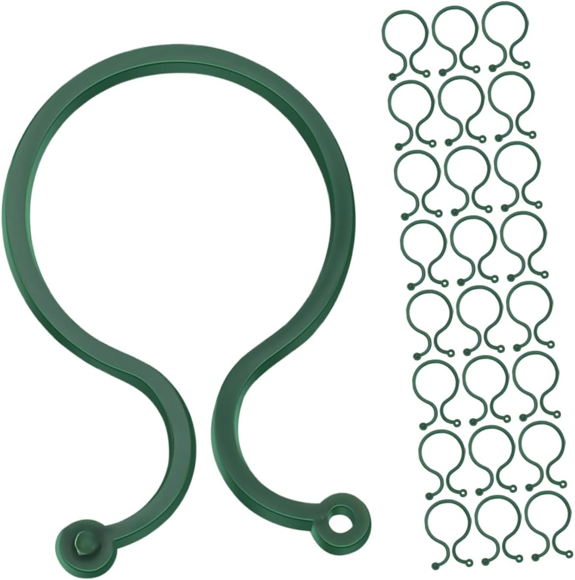 BCOATH 150Pcs Gardening Plant Clip Vine Support Bonsai Plastic Clips for Indoor Plants Outdoor Garden Secure Stem Holder