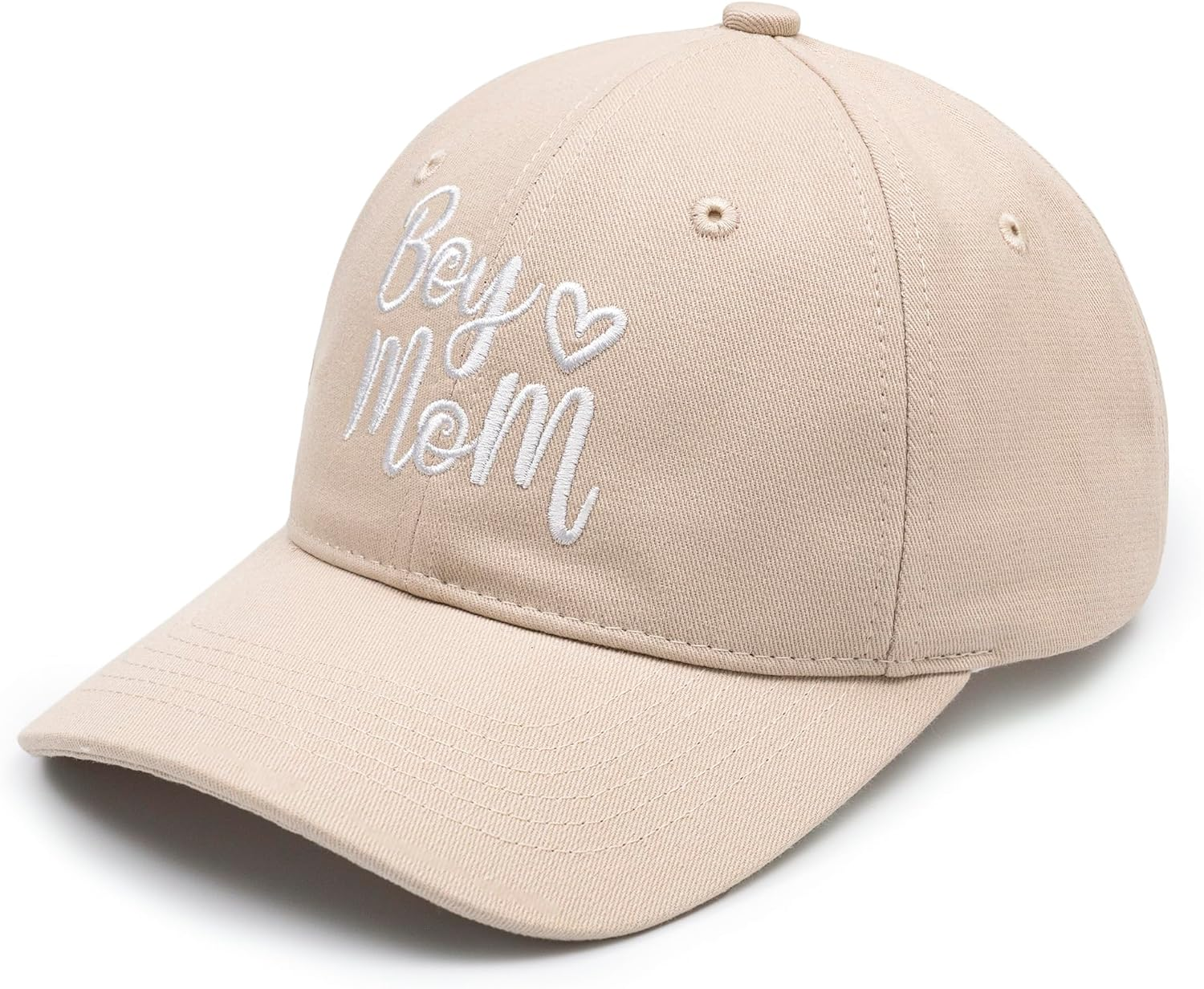 KOLWOVEN Boy Mom Embroidered Hat, Adjustable Cotton Baseball Cap for Proud Moms, Gift for Mother&rsquo;S Day or Everyday Wear image number 2