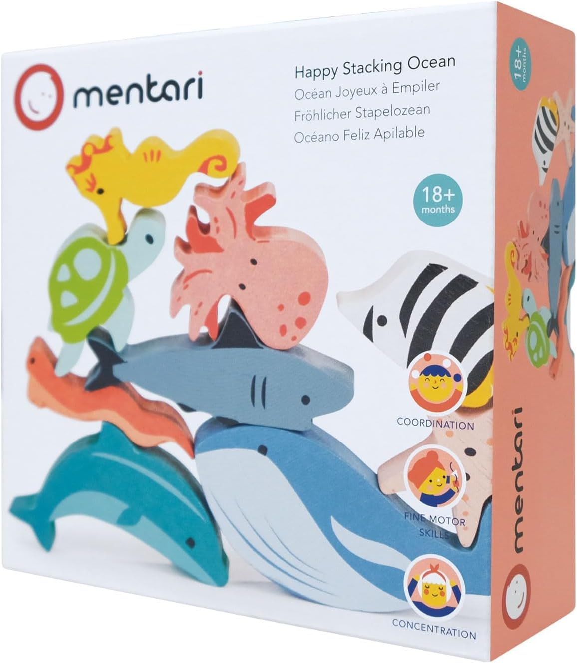 Mentari MT7202 Happy Stacking Ocean Toys image number 6