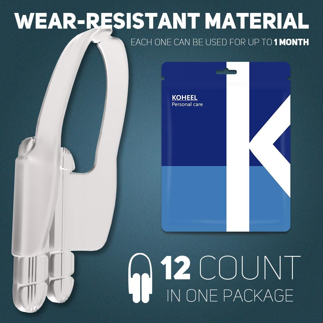 KOHEEL Adjustable Mouth Guard for Teeth Grinding and Clenching, Comfort-Fit Night Guard, Stop Bruxism Dental Guard, 12 Count (Pack of 1) image number 3