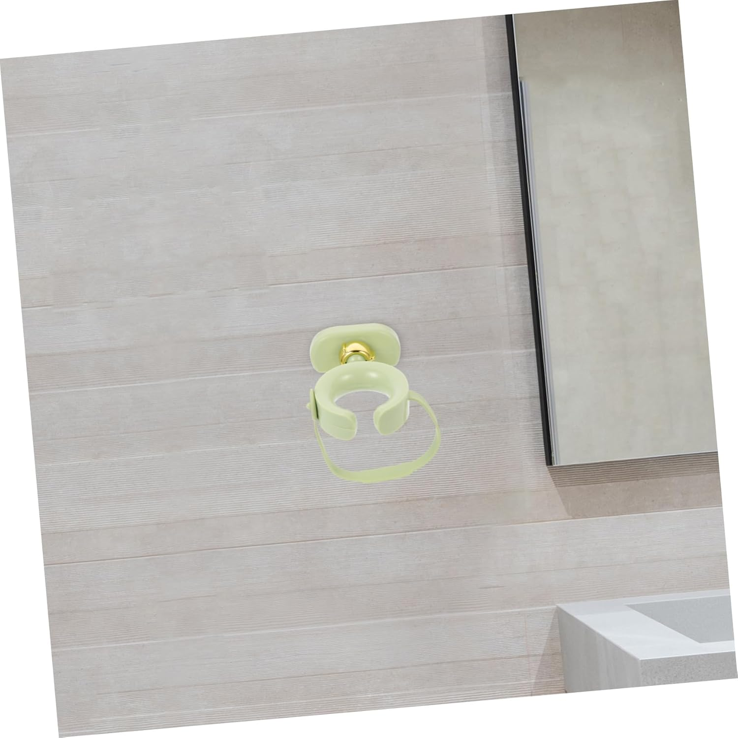 IWOWHERO Hair Dryer Holder Hands Wall Dryer Rack Rotatable Bathroom Storage Space Saving Hanger for Home Use Durable and Practical Design Keeps Bathroom Organized - Dark Green image number 7