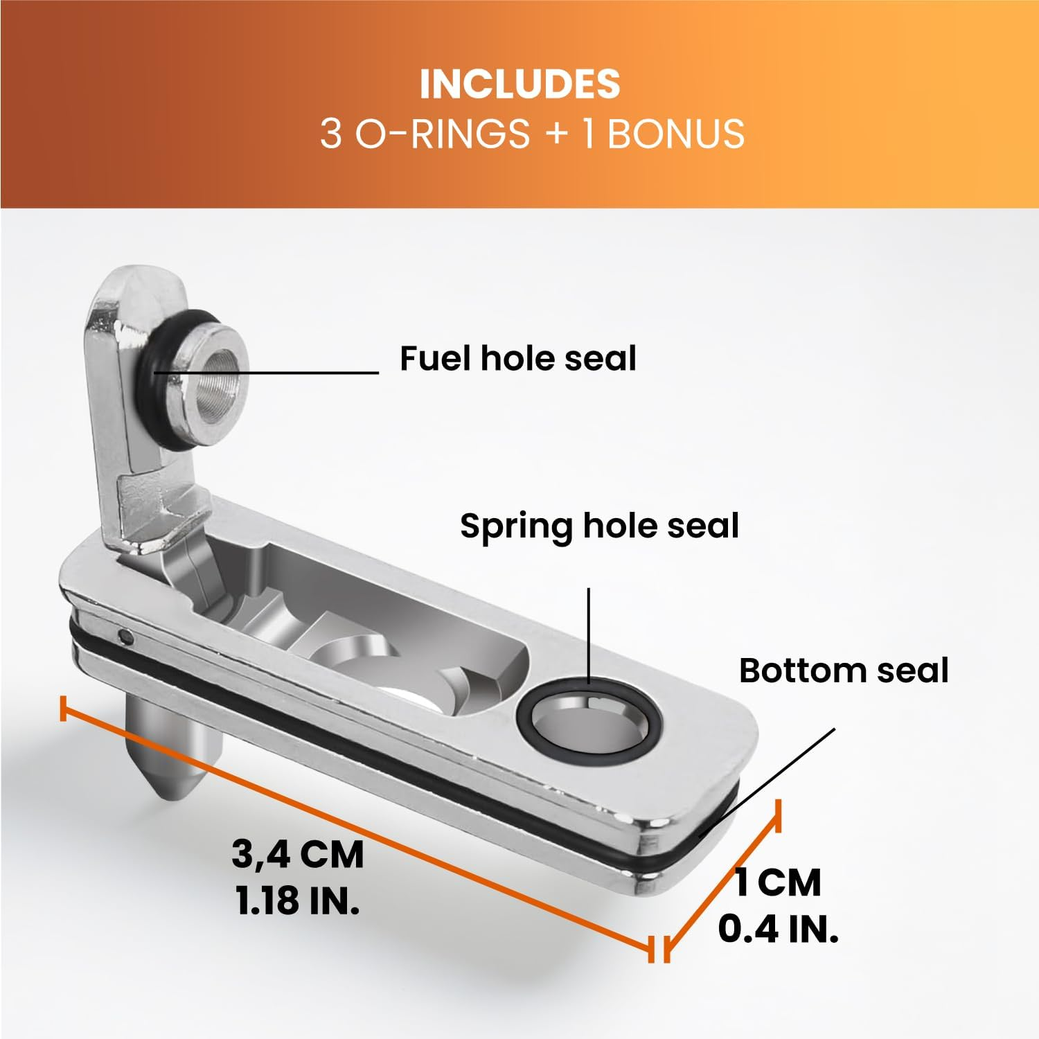 Lighter Gasket Seal Insert Compatible with Zippo | Heavy-Duty Metal Alloy Anti-Evaporation Cap | Jeffriz Cotton Rubber Replacement Repair Kit for Refillable Fuel Fluid &ndash; Silver Custom Gift Accessory image number 4