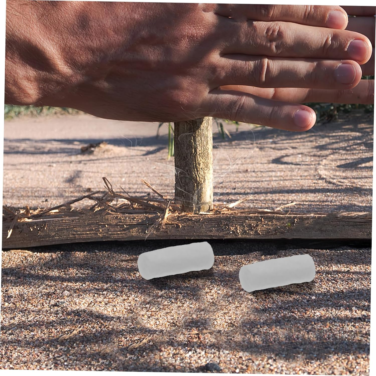 Yardenfun 10Pcs Quick Ignition Fire Starters Camping BBQ Fire Pit Cotton Wick Sticks