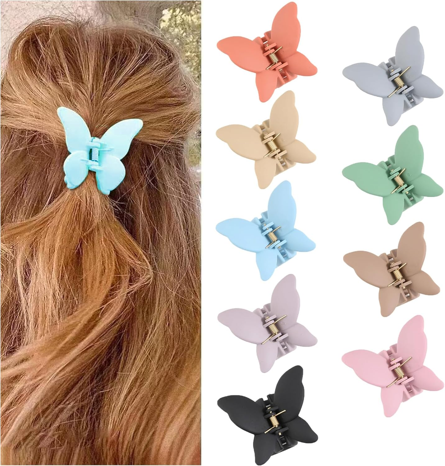 Butterfly Non-Slip Claw Clips Strong Hold Claw Clip for Medium Thick Hair Women Girls Hawaiian Hair Accessories (Hairclawbutterfly) image number 4