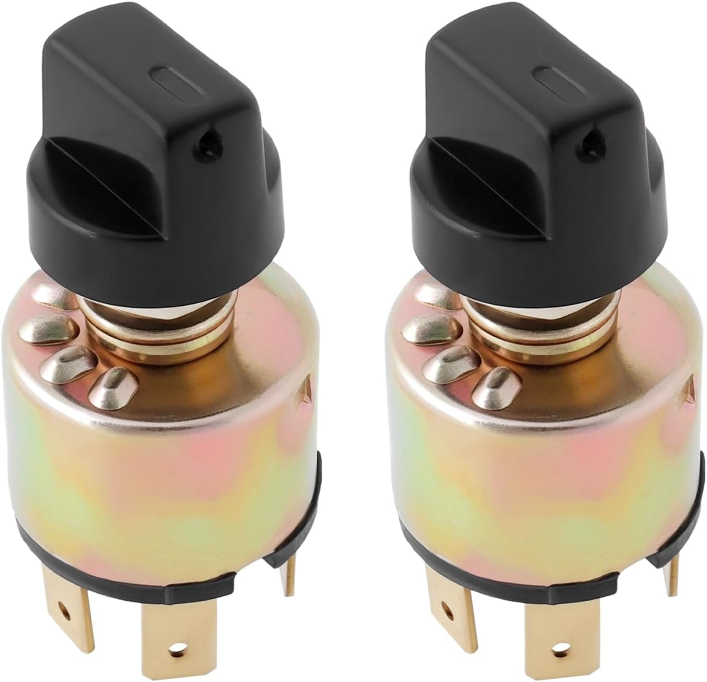 Emagtech 2Pcs Air Conditioning 3 Speed Blower Switch 12V 24V AC Control Plastic Rotation Knob 3 Speed Rotary Fan Switch for Cars Trucks image number 5