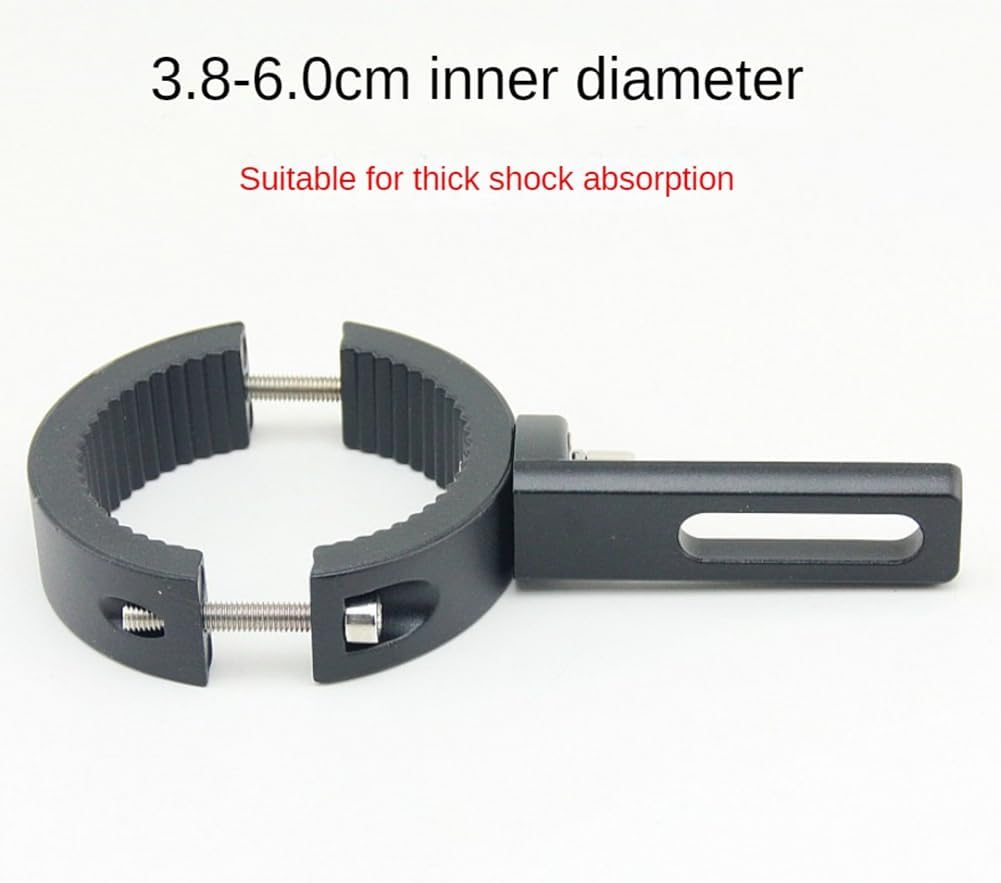 RESFNSE 2Pcs Adjustable Motorcycle Headlight Holder Motorcycle Light Bracket Universal Headlight Spotlight Mount Bracket 20-38MM Easy to Use