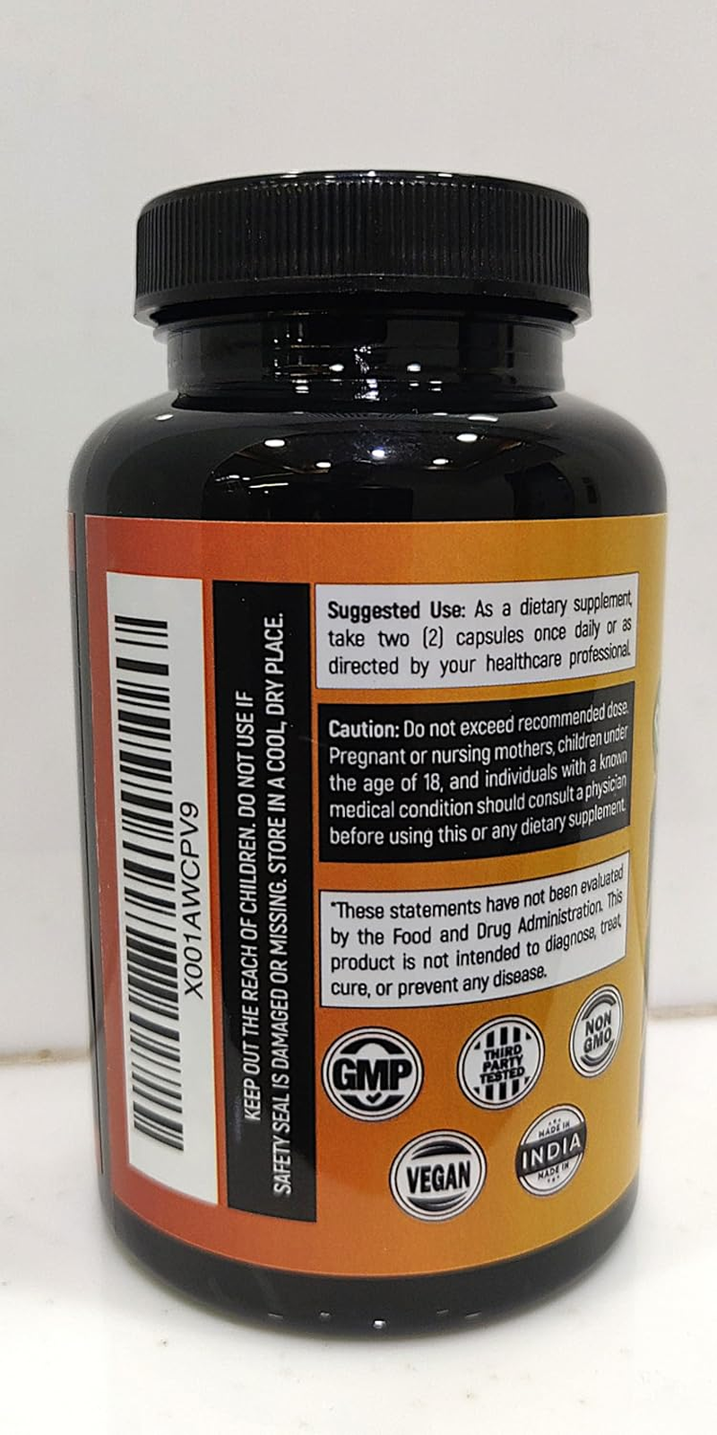 Turkesterone and Tongkat Ali Supplement - Tongkat Ali Extract and Turkesterone Supplement for Men - Non-Gmo (90 Capsules) image number 3