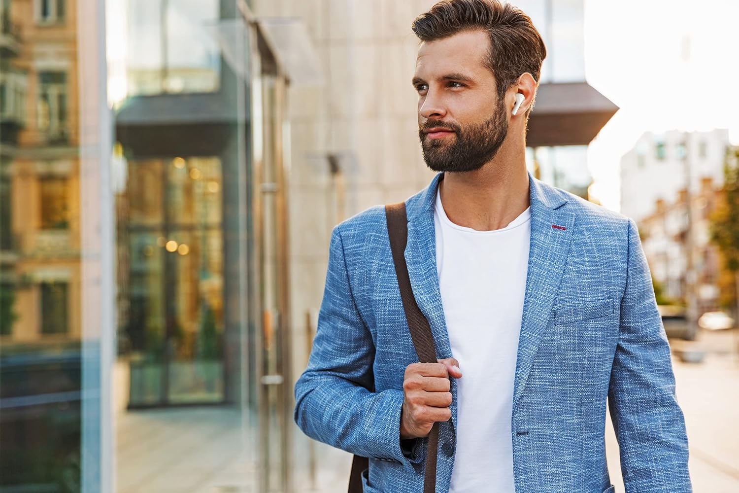 SPC Zion Studio Wireless Bluetooth 5.2 Headphones with Noise Cancellation, Ultra Compact, Touch Control, Handsfree, Waterproof and USB-C Charging Case image number 4