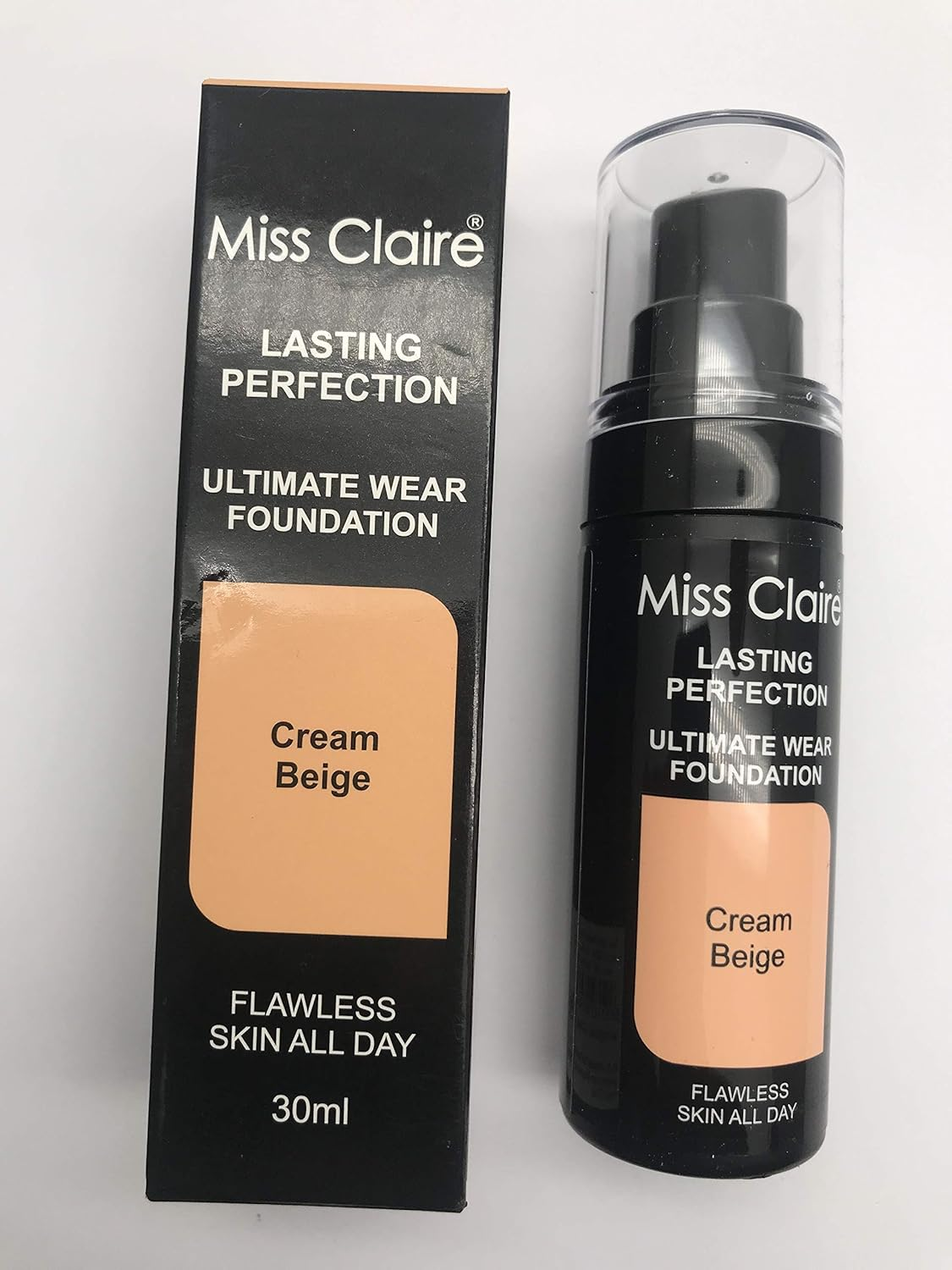 Miss Claire Ultimate Wear Foundation - 21 Cream Beige