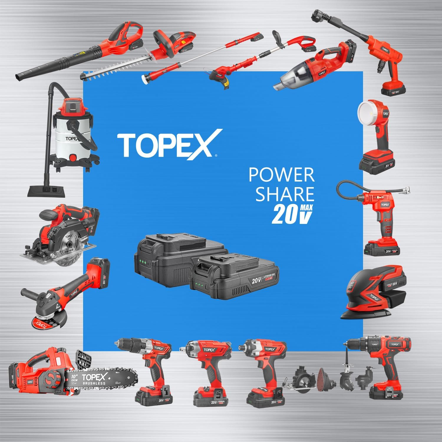 TOPEX 20V 1.5Ah Battery
