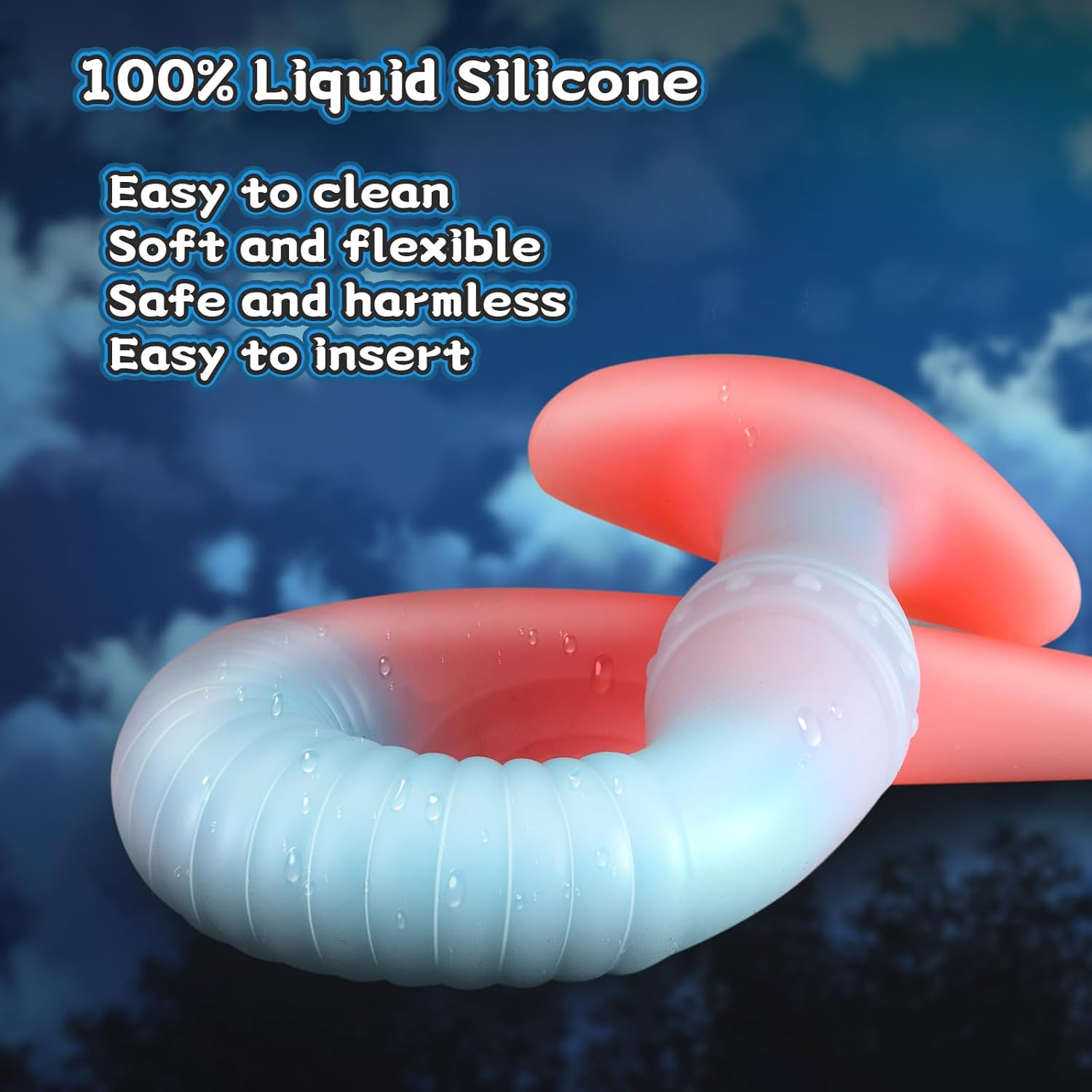 22.8IN Extra Large Silicone EEL Toy Extra Long Butt Plug Dildo for Deep Pleasure Soft and Flexible Plug for Prostate Massage and G-Spot Stimulation for Both Men and Women image number 5