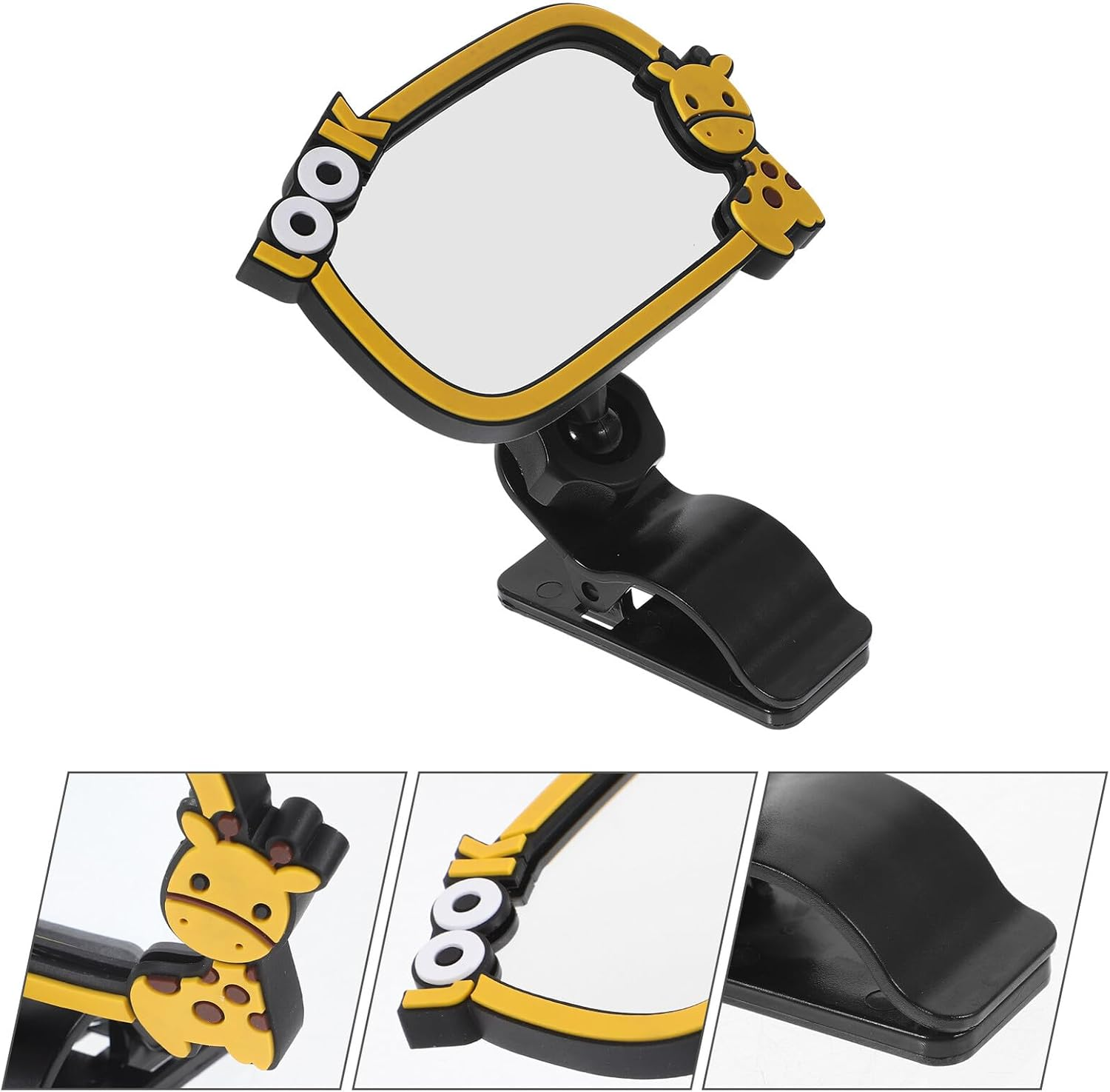 Car Mirror Rear Facing Car Interior Mirror Wide Angle Shatterproof Rearview for Safety and Easy Monitoring While Driving image number 4