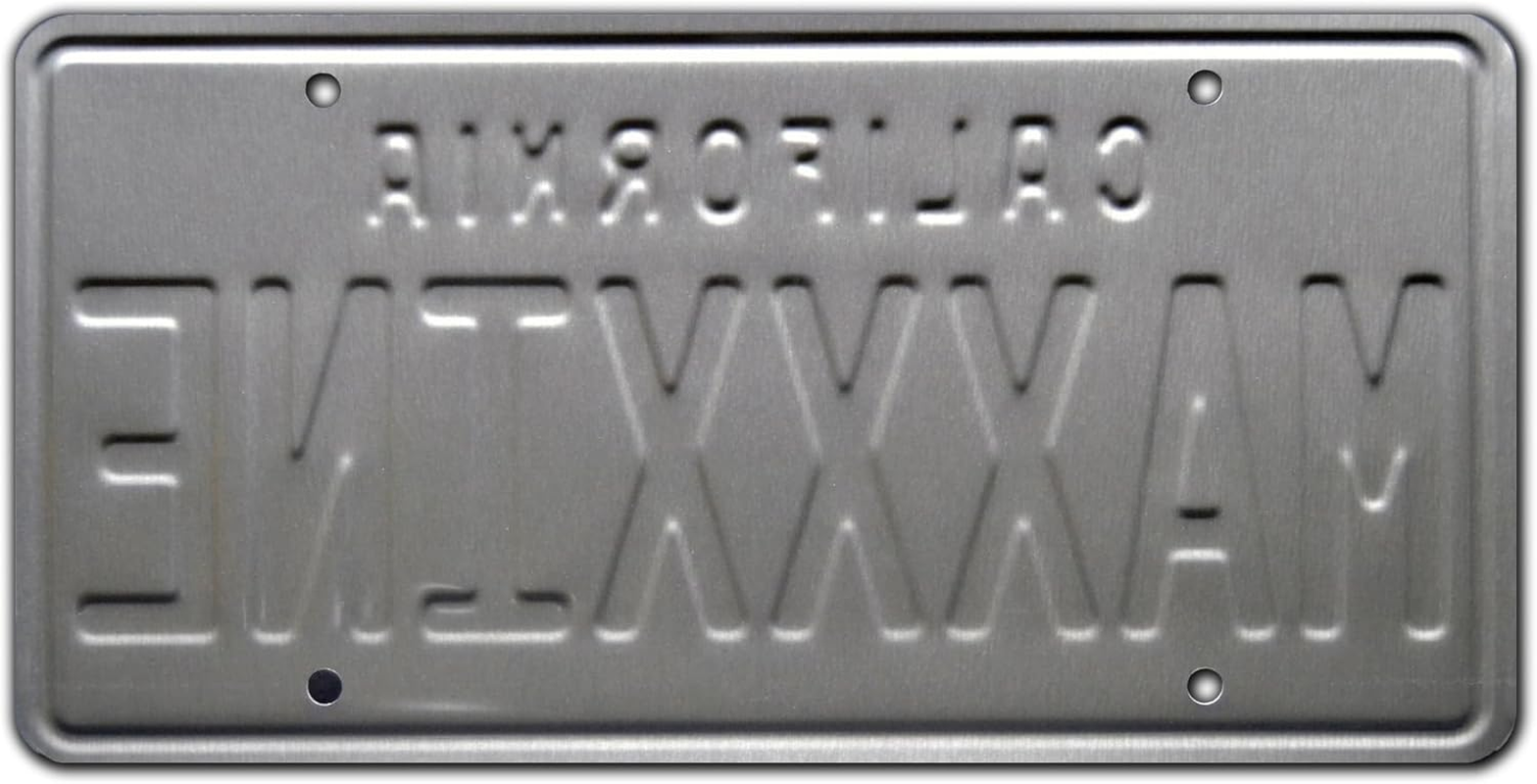 Maxxxine | Mia Goth | Metal Stamped License Plate