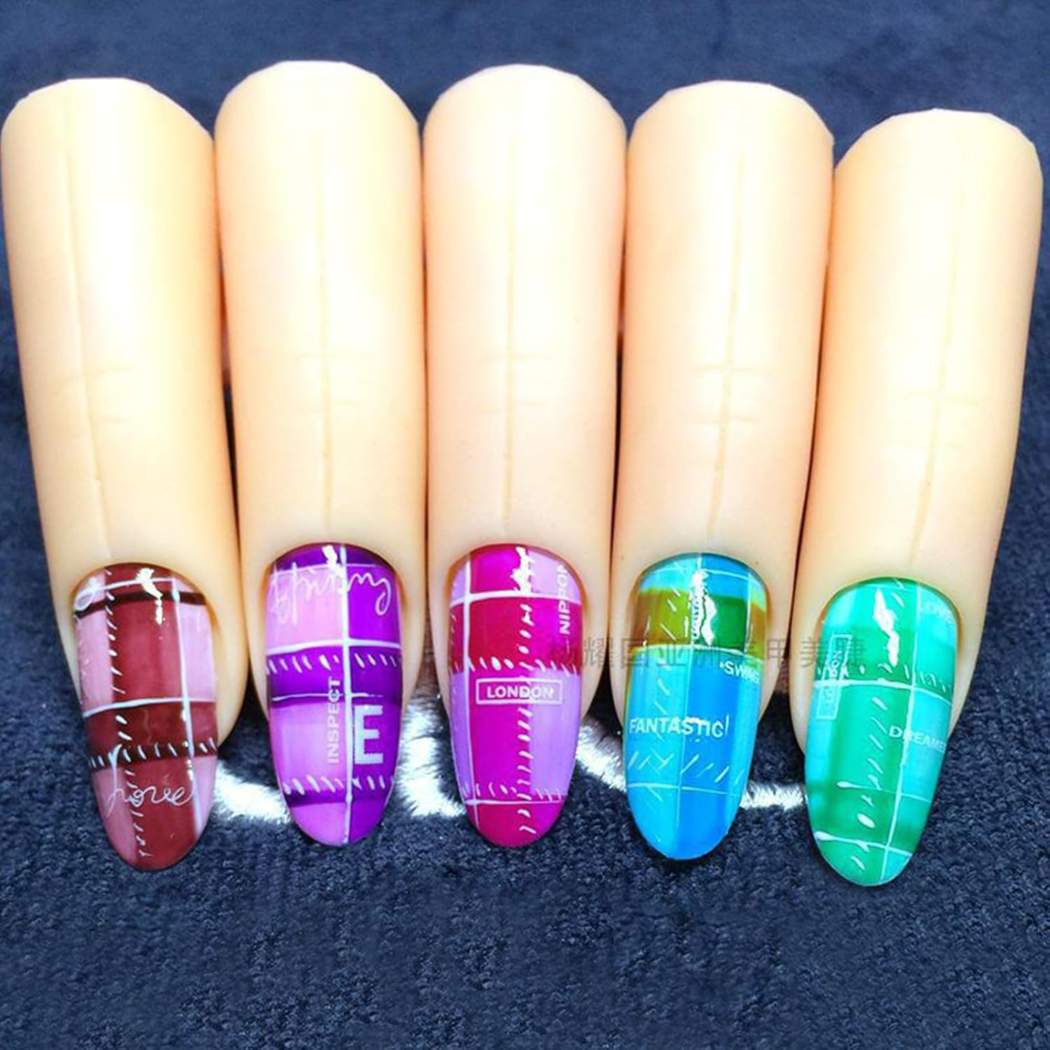 Mingzhe Nail Art Fake Finger Model Practice Hand Nail Art Fake Hand Finger image number 1