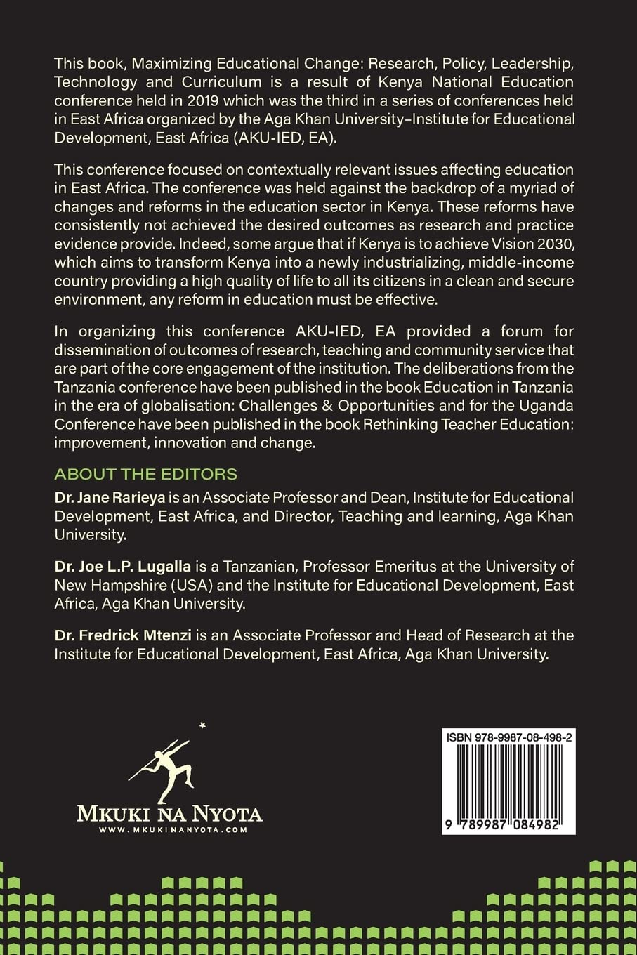 Maximizing Educational Change: Research, Policy, Leadership, Technology and Curriculum