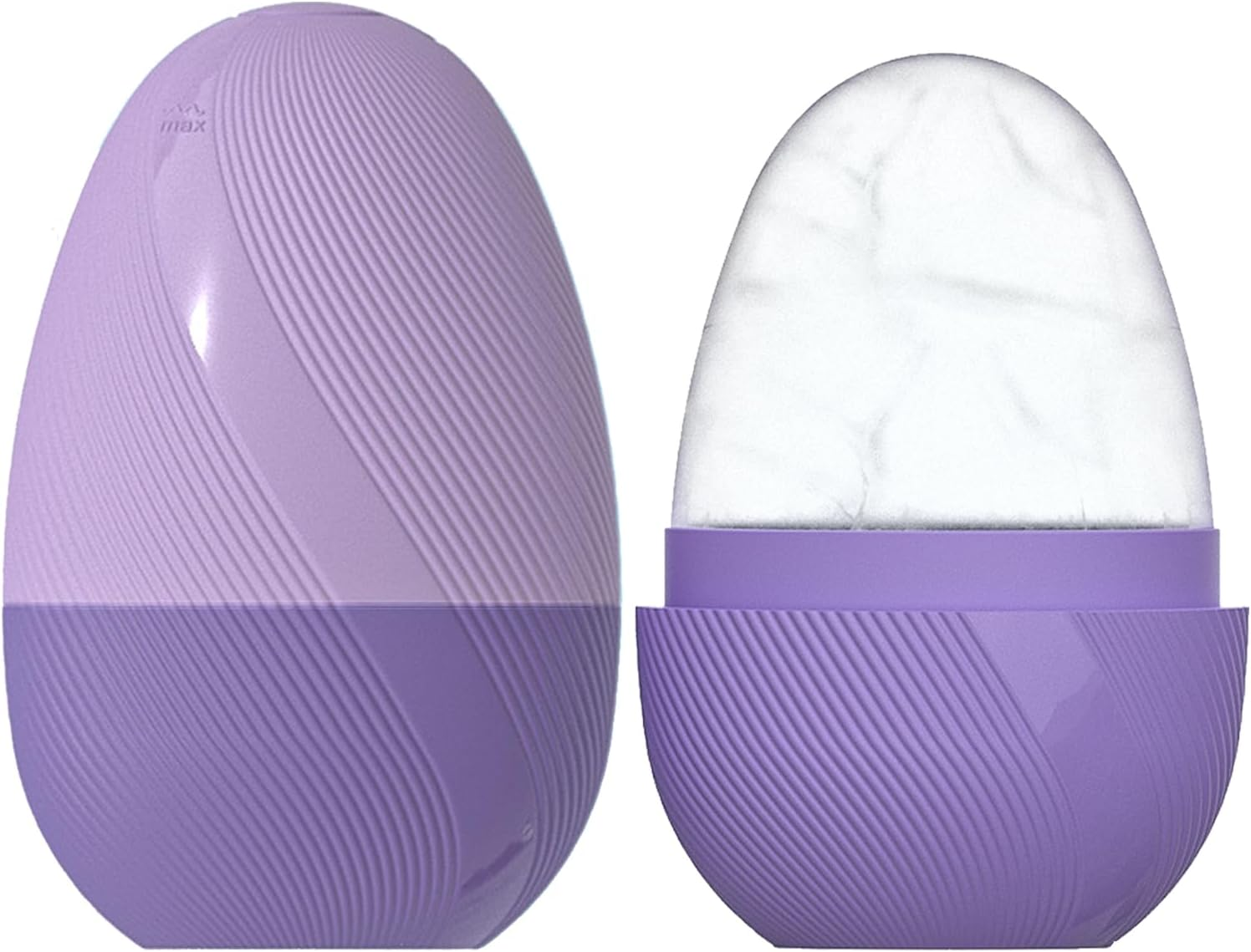 Jotia 1 Pack Ice Cube Roller Massager for Face, Silicone Ice Face Roller Ice Mold for Face and Eyes, Brighten Skin Enhancing Natural Glow (Purple) image number 6