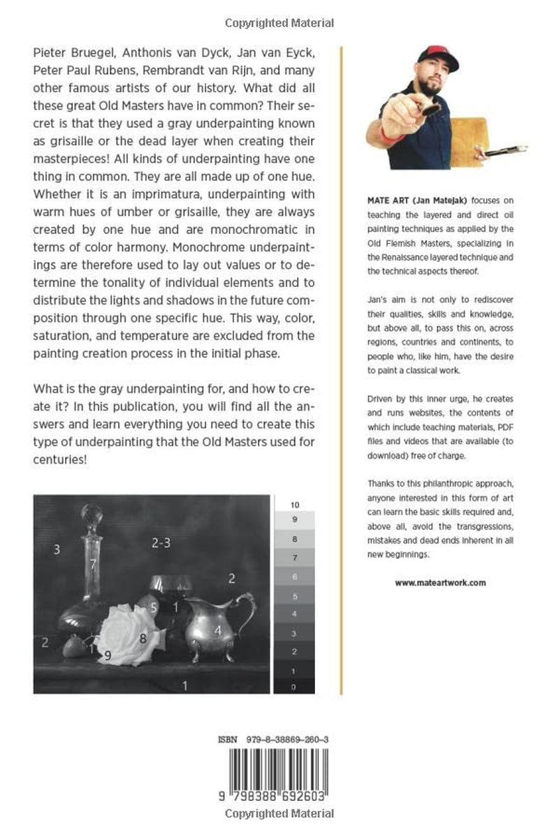 OLD MASTERS UNDERPAINTING: GRISAILLE: a CONTEMPORARY GUIDE to UNDERPAINTINGS and LAYERING for BEGINNERS