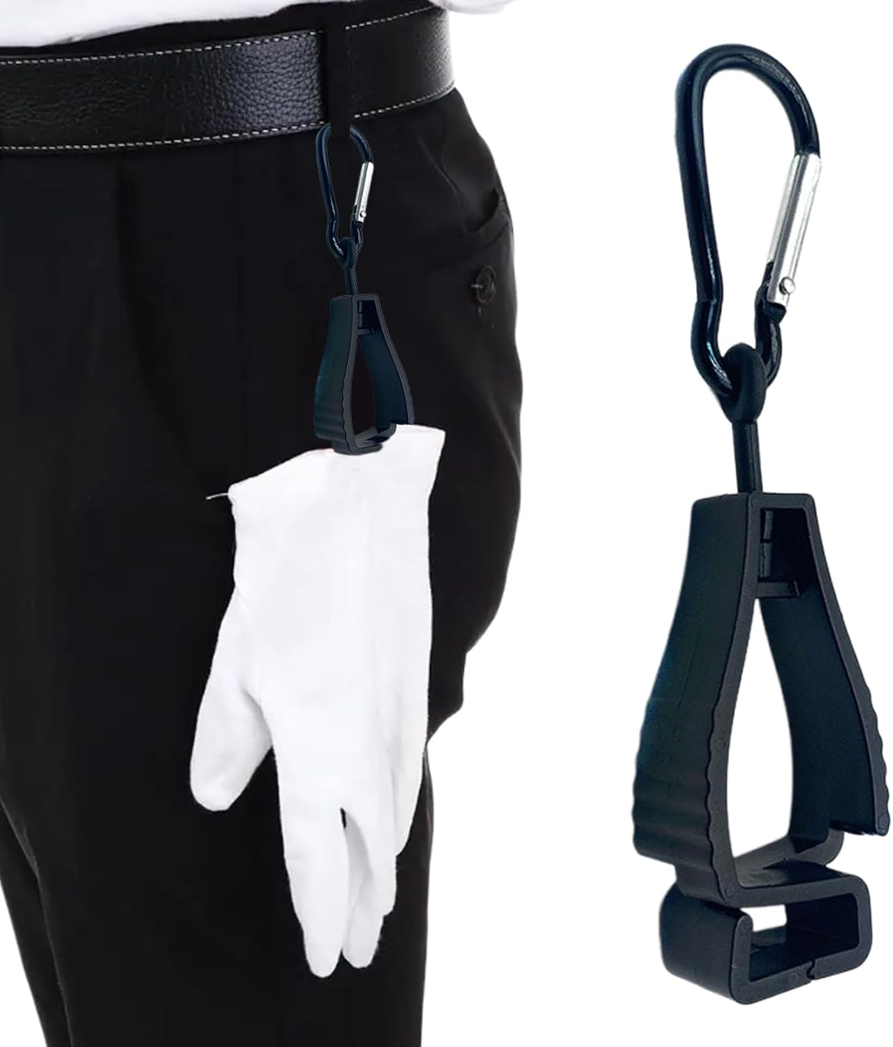 Work Glove Clip | Mitten Carabiner Grabber - Lightweight Glove Carabiner Clips for Travel, Firefighter, Camping, Construction, Hiking, Workshop
