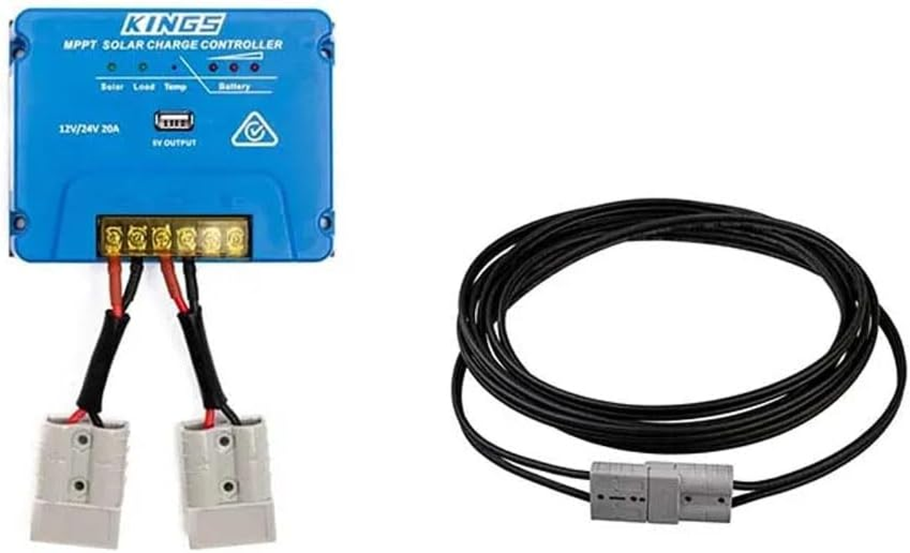 Adventure Kings MPPT Regulator 20A Charging + 6M Lead for Solar Panel Extension image number 2